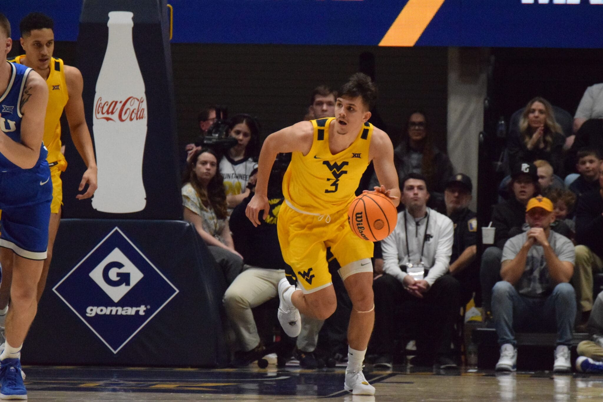 WVU Men's Basketball Kerr Kriisa BYU