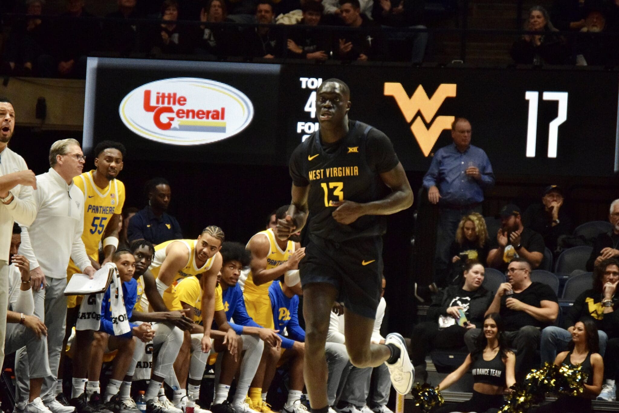 West Virginia Basketball Akok Akok