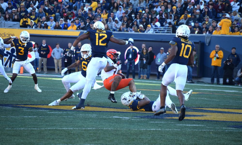 Scottie Young against Oklahoma State