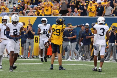 WVU Football WR Preston Fox