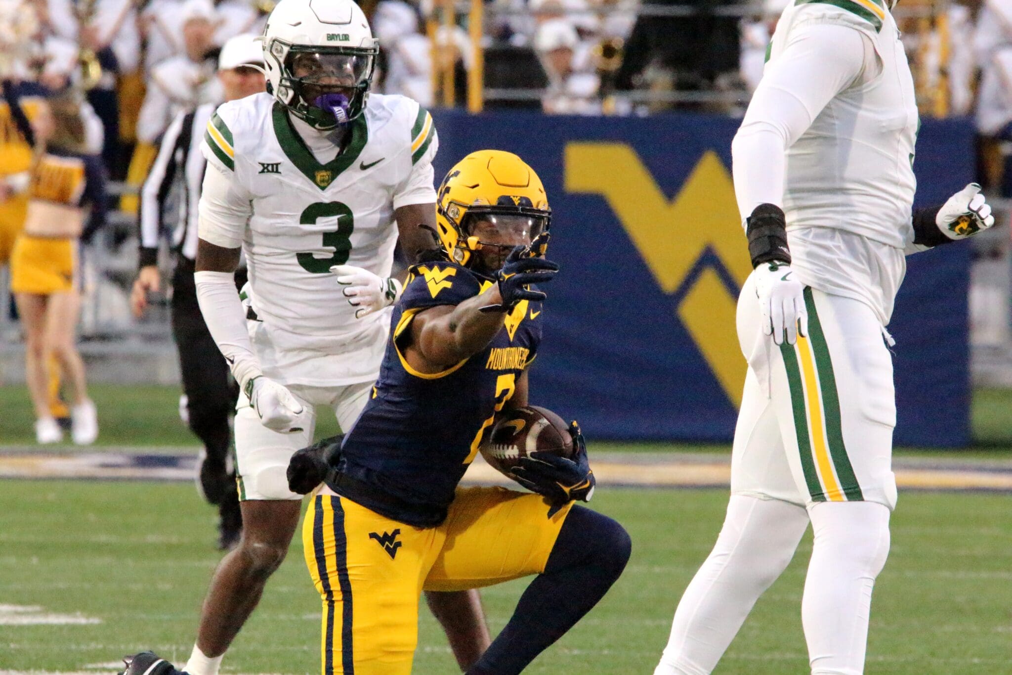 WVU Football WR Traylon Ray Versus Baylor Bears
