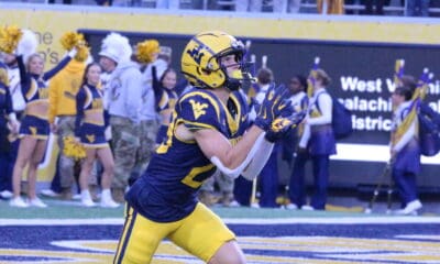 WVU Football WR Preston Fox Kick Off Return