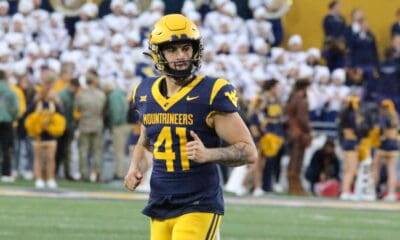 WVU Football Punter Oliver Straw