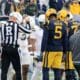 WVU Football coin toss against Baylor Bears with Sean Martin