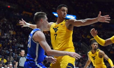 WVU Men's Basketball Jesse Edwards v BYU