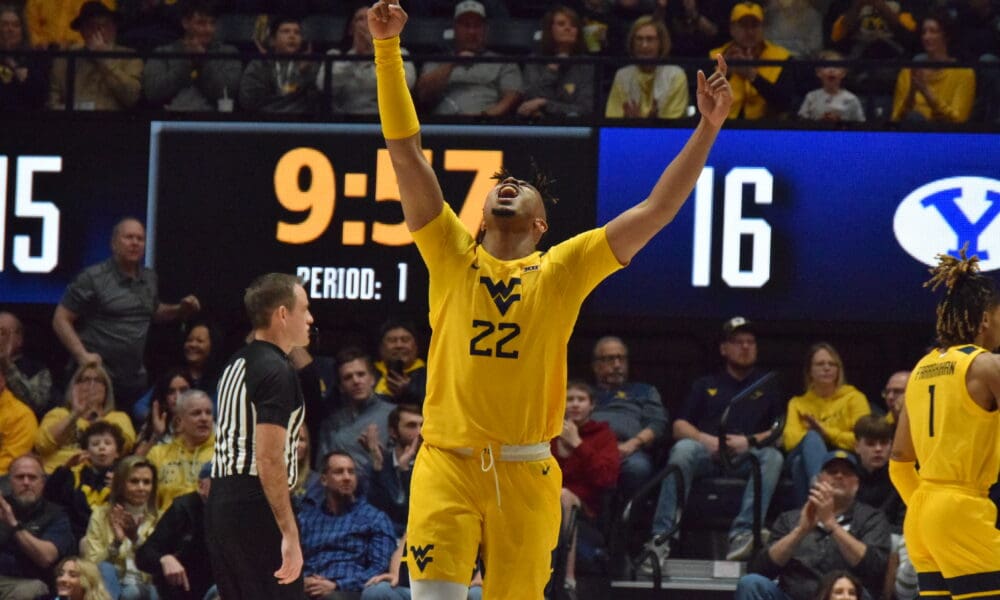 WVU Men's Basketball Josiah Harris v BYU