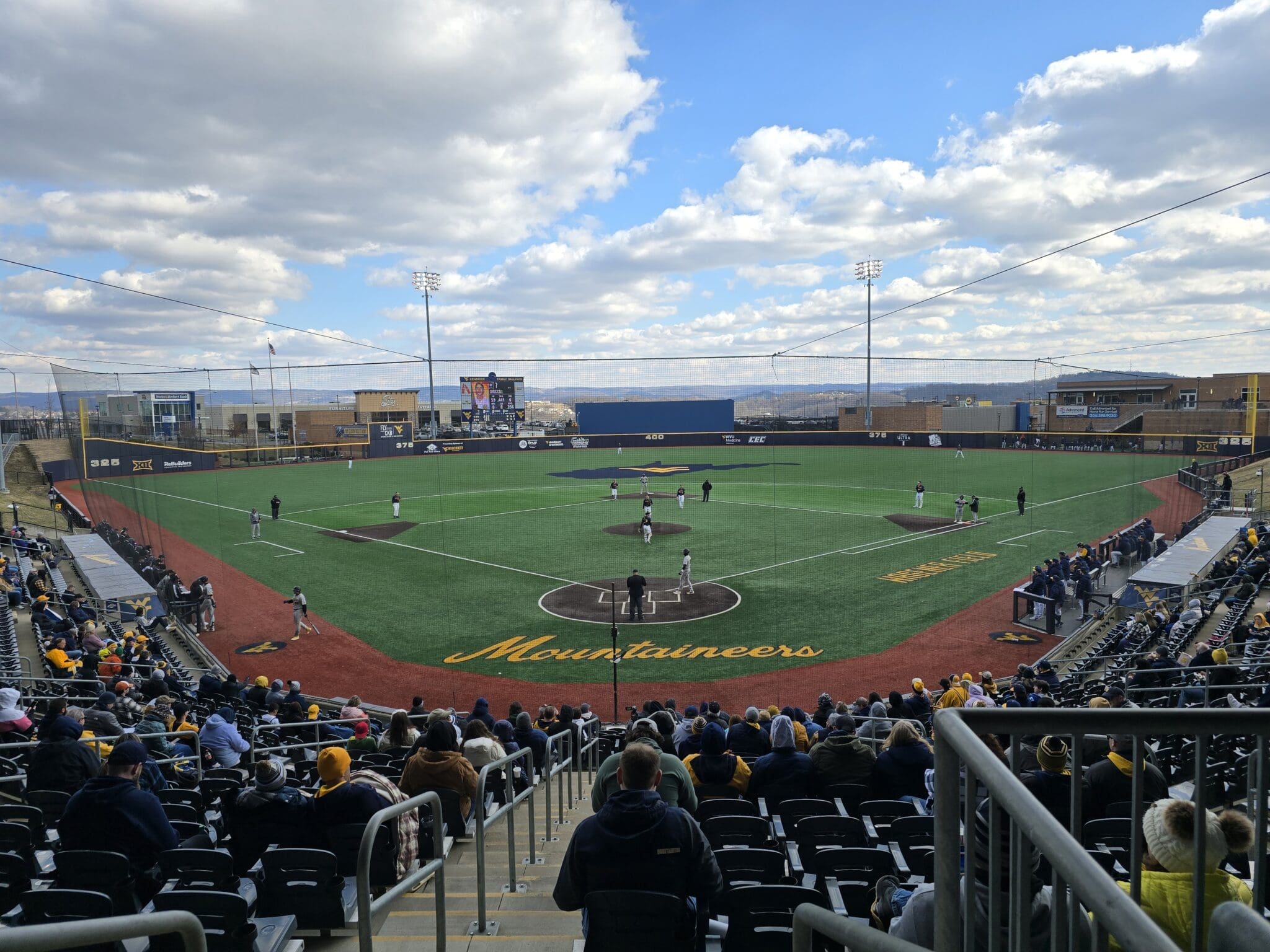 WVU Baseball at Kendrick Family Ballpark stock