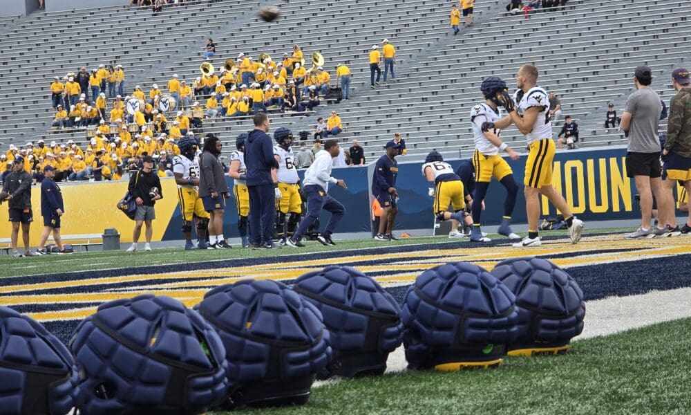 WVU Football Spring Showcase stock