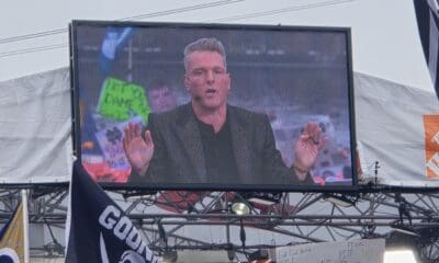 Pat McAfee on GameDay set
