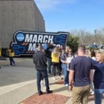 March Madness Hope Coliseum stock photo