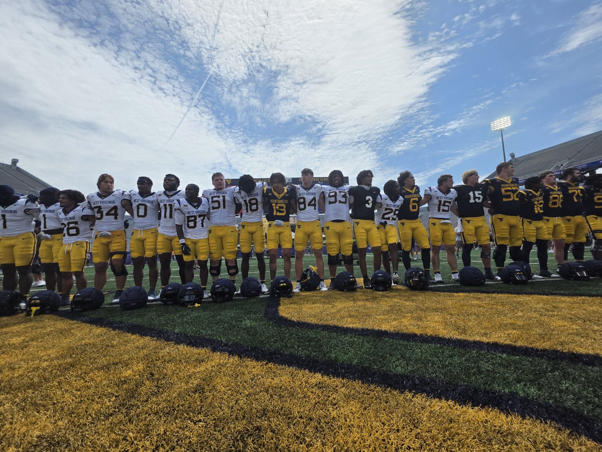 WVU Football Spring 2026 Country Roads