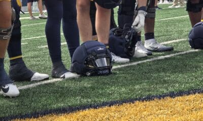 WVU Football Helmet STOCK PHOTO