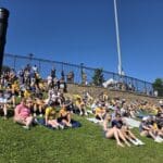 WVU Baseball Fans on Hillside