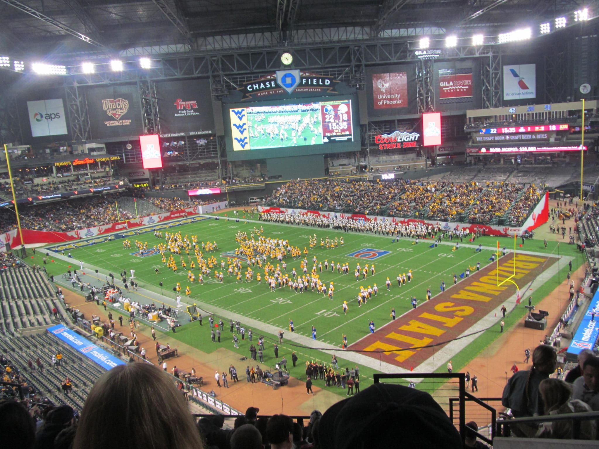 Playing Football at a Ballpark the Guaranteed Rate Bowl WV Sports Now