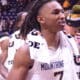 WVU Basketball Javon Small high fives fans