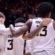 WVU Basketball Huddle