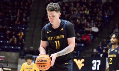 WVU Basketball Quinn Slazinski/Black Uniform