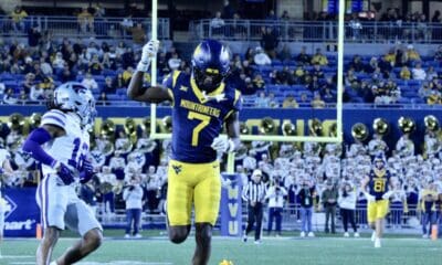 WVU Football WR Traylon Ray/Flag