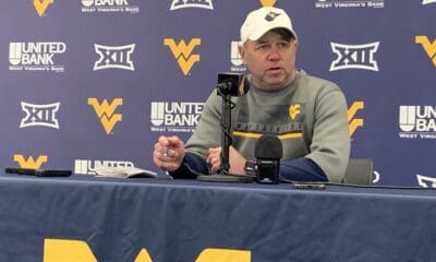 WVU football pass game coordinator Sean Reagan