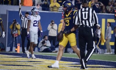 WVU Football WR Hudson Clement scores TD