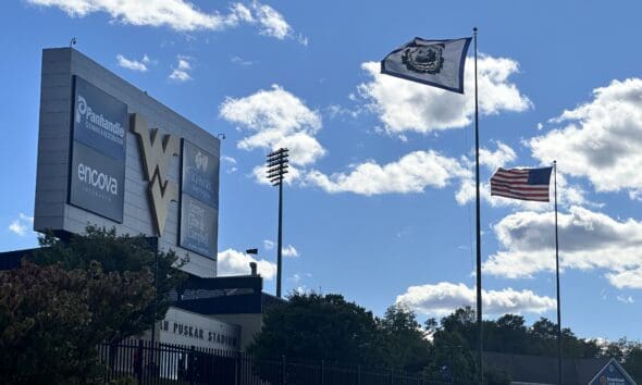 WVU Football stadium Milan Puskar Stadium Stock Photo