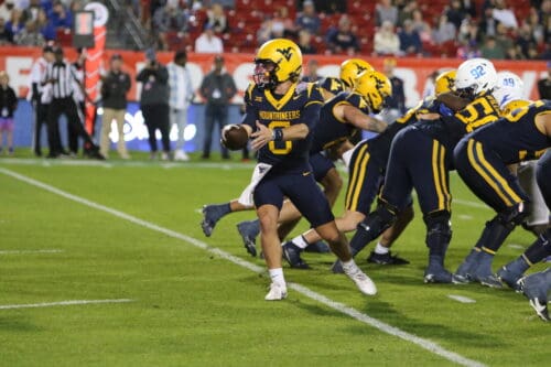 WVU Football QB Garrett Greene at Frisco Bowl