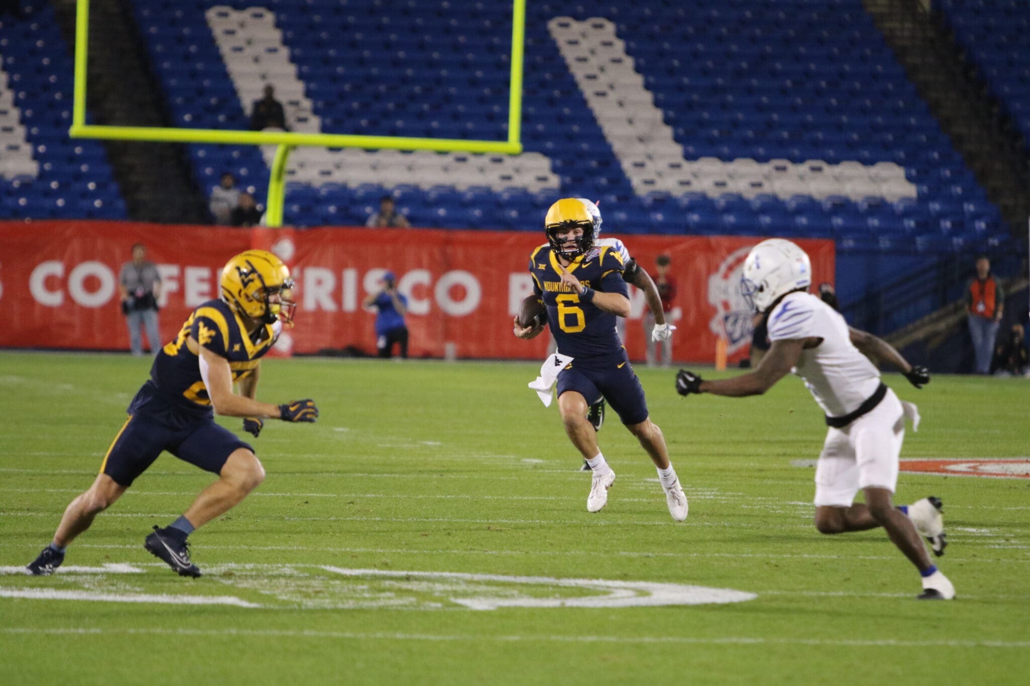 WVU Football QB Garrett Greene at Frisco Bowl