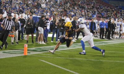 WVU Football Garrett Greene running for TD at Frisco Bowl