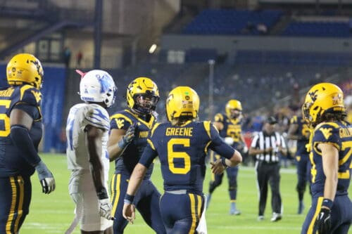 WVU Football QB Garrett Greene at Frisco Bowl