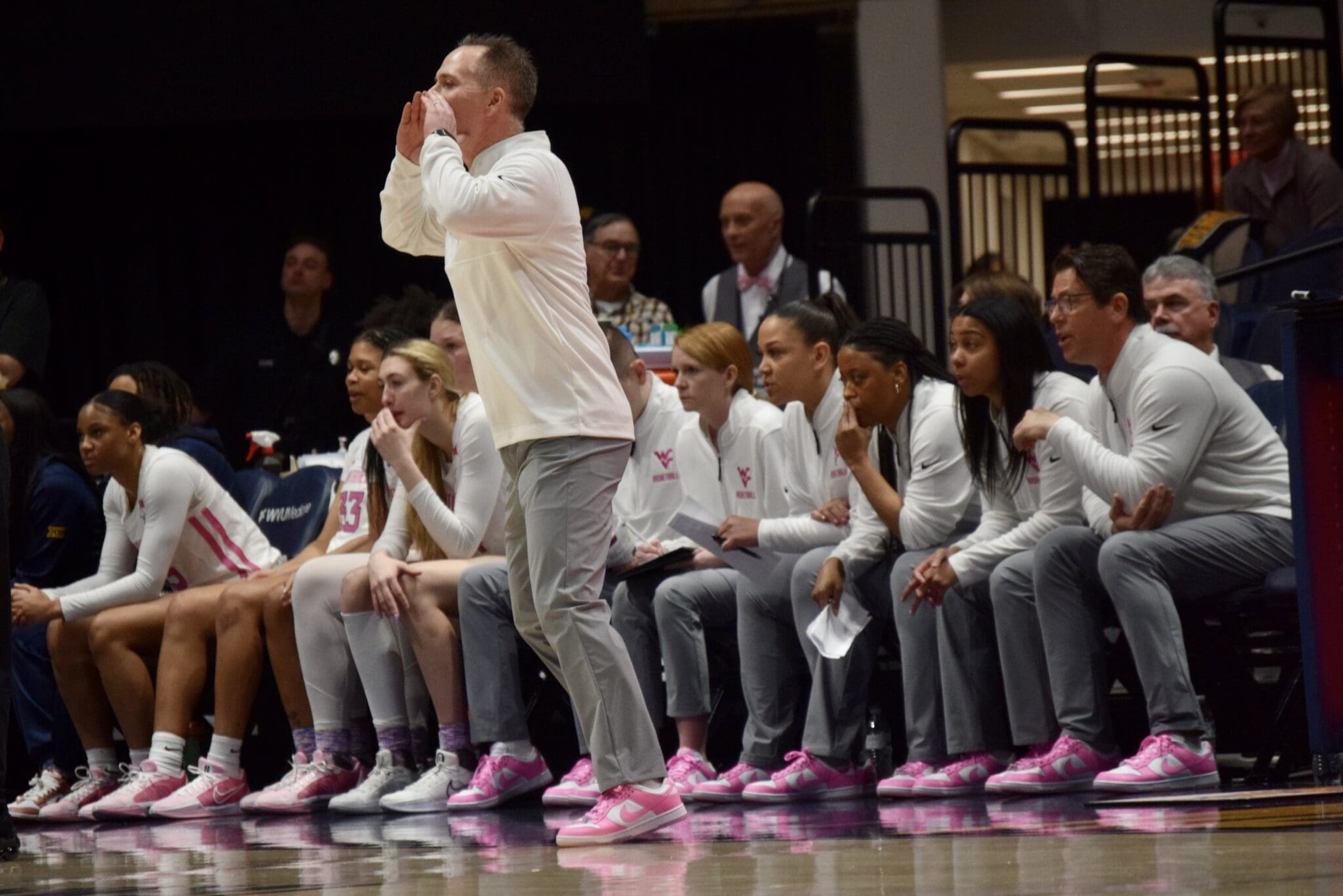 WVU Women's Basketball HC Mark Kellogg