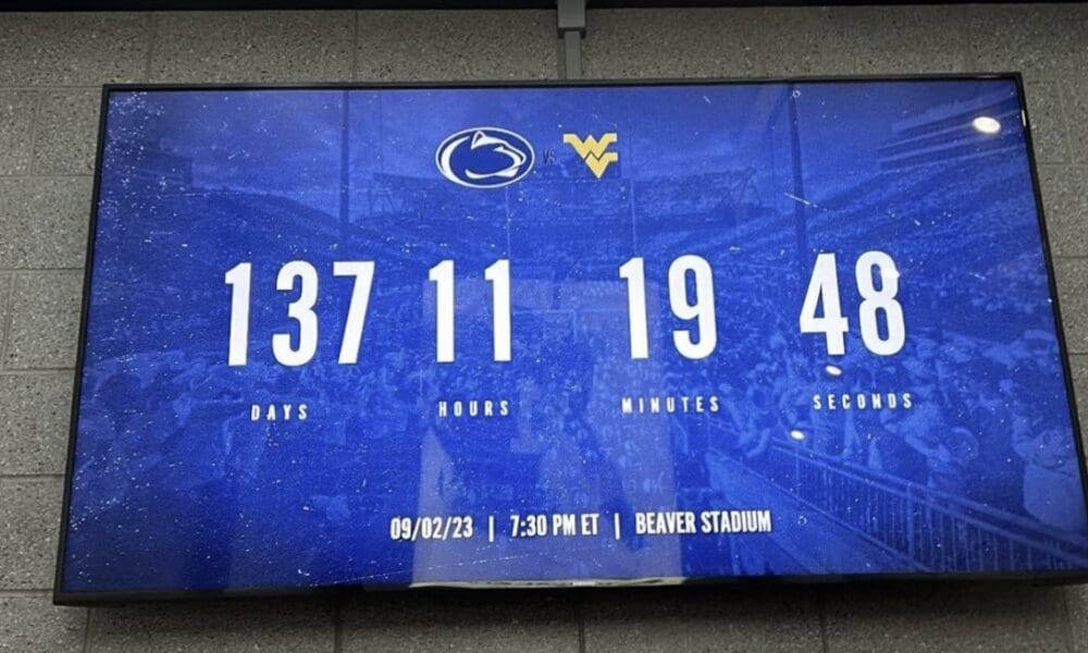 WVU vs. PSU kickoff time