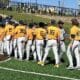 WVU Baseball celebrates after win