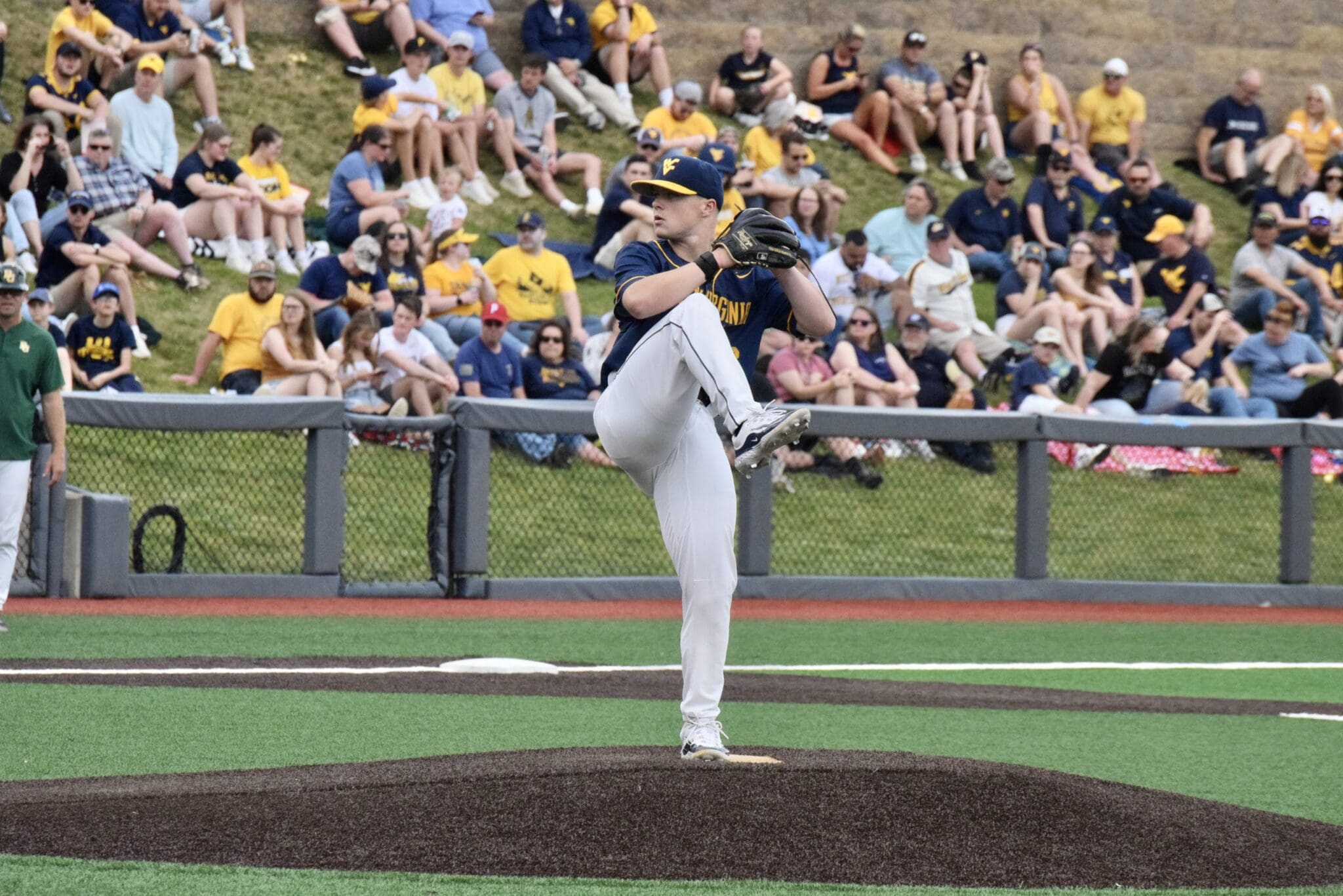 WVU Baseball pitcher Derek Clark