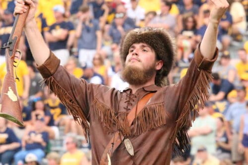 WVU Mascot stock photo