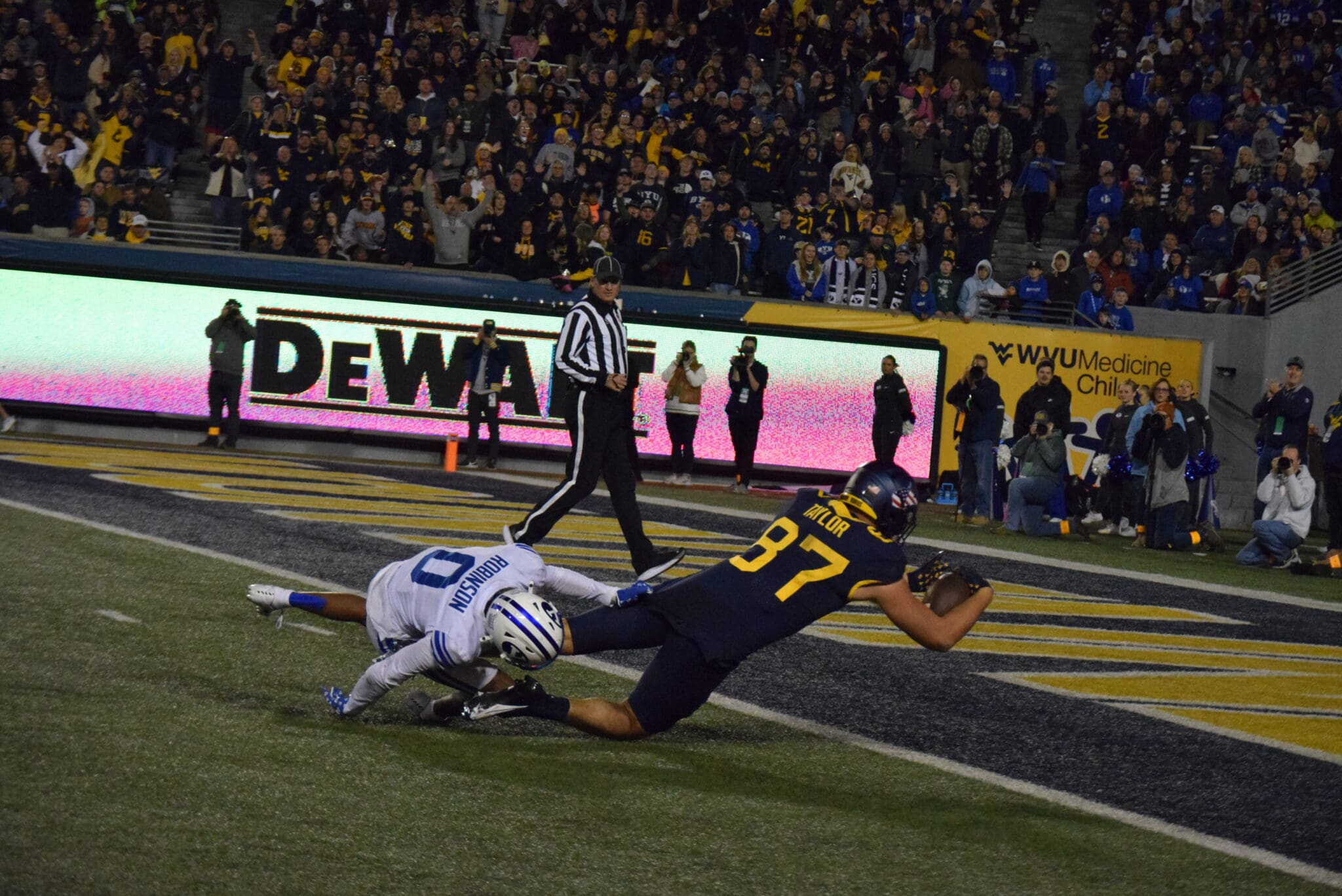 WVU Football TE Kole Taylor