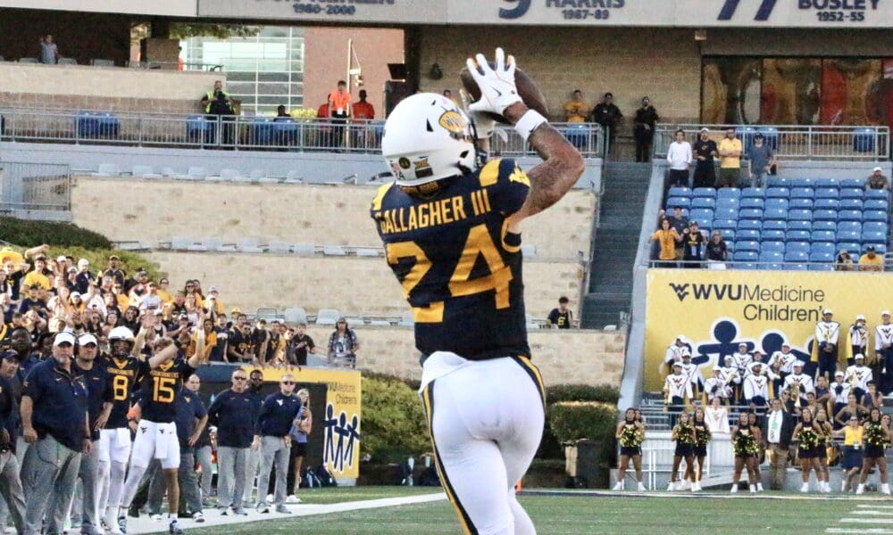 WVU Football WR Rodney Gallagher