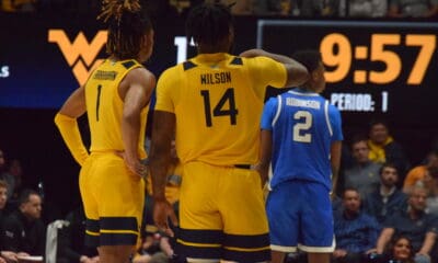 WVU Men's Basketball Noah Farrakhan and Seth Wilson
