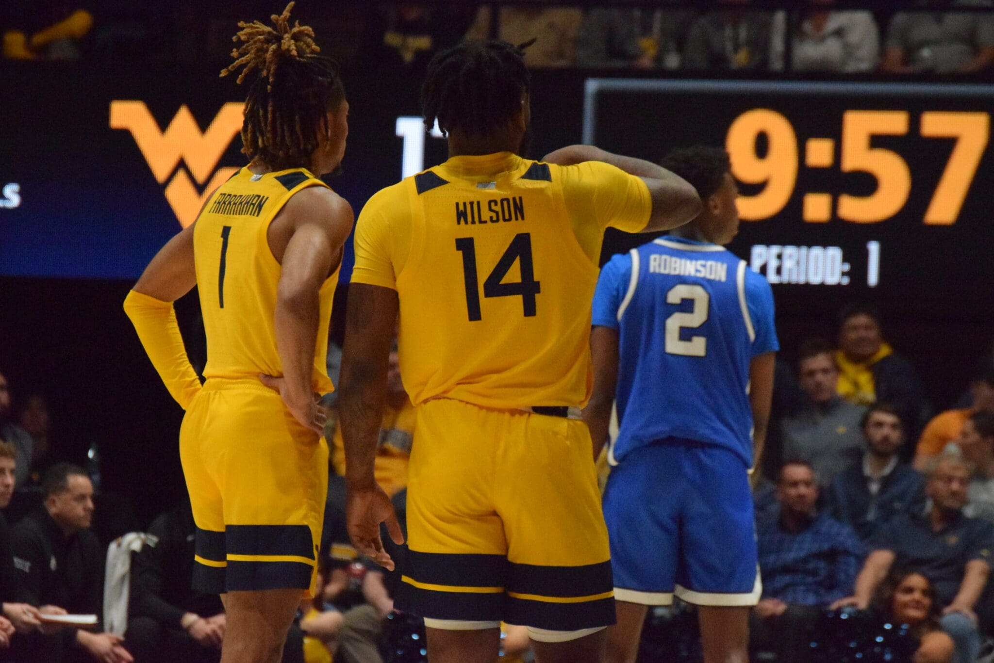 WVU Men's Basketball Noah Farrakhan and Seth Wilson