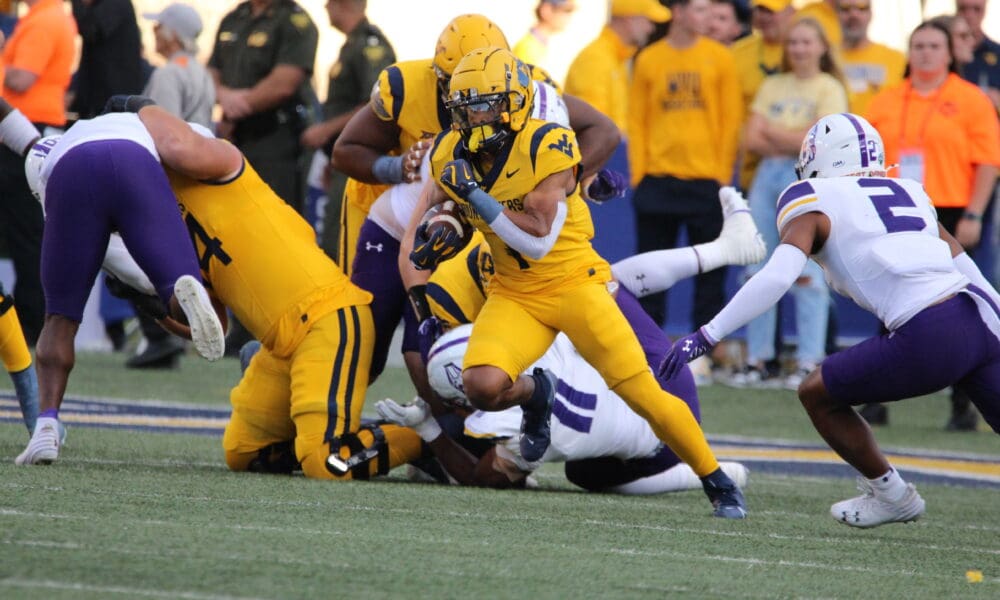 WVU Football RB Jahiem White