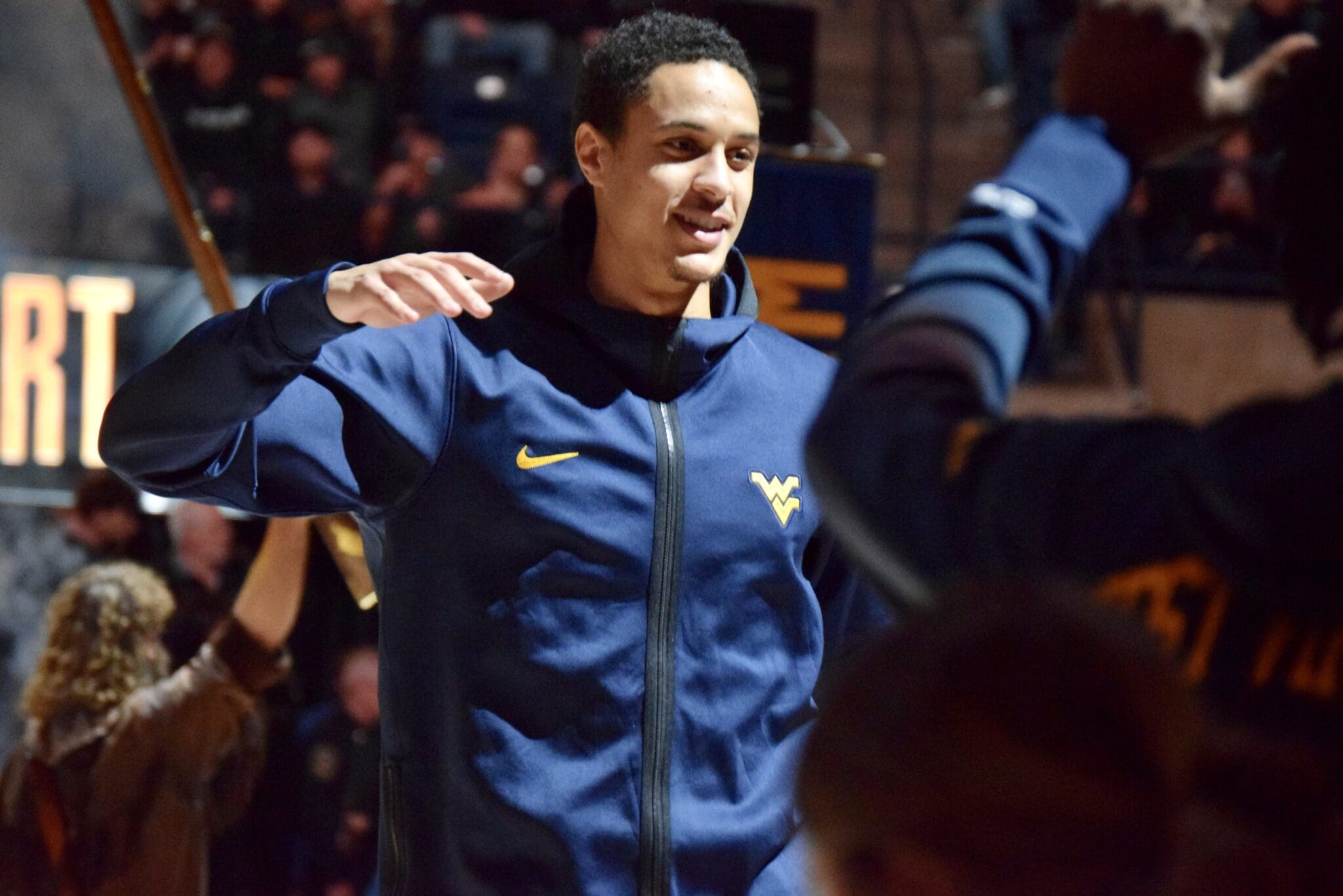 WVU Basketball Jesse Edwards