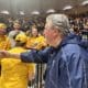 Bob Huggins with WVU fans