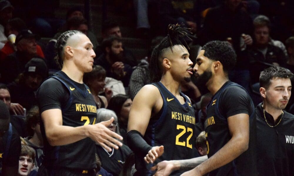 West Virginia Basketball Bench