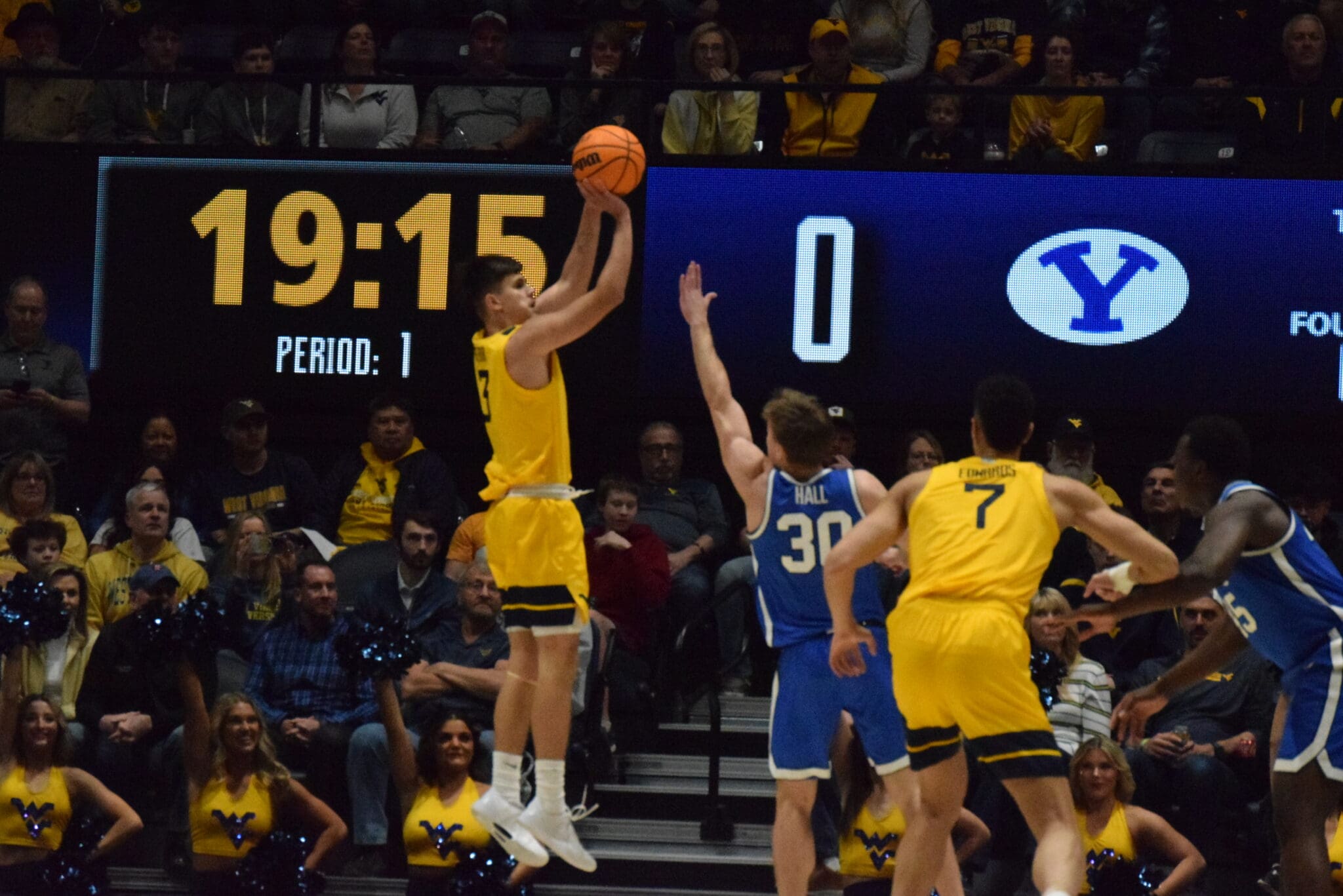 WVU Men's Basketball Kerr Kriisa BYU