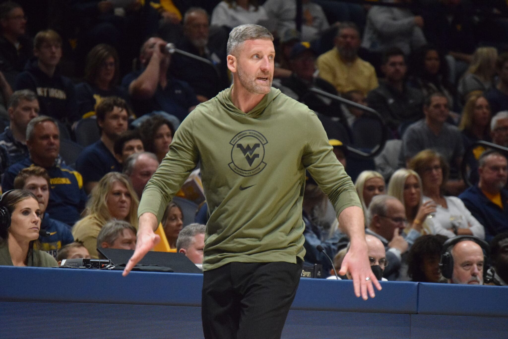 WVU Basketball HC Josh Eilert