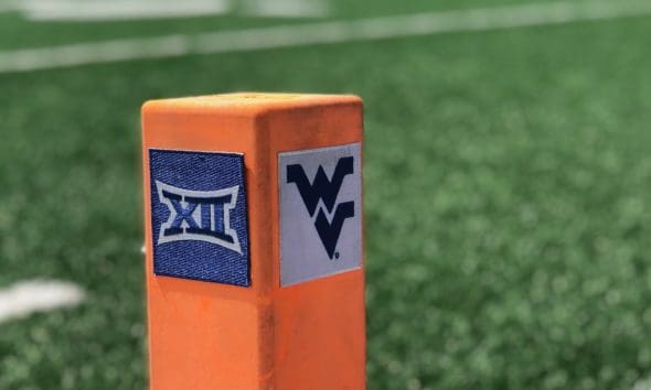 WVU Football Big 12 logo stock