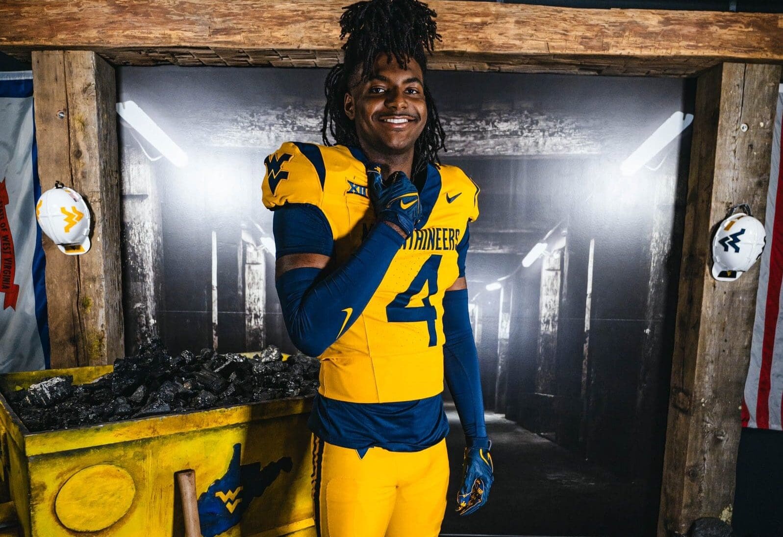 WVU Football safety Aaron Edwards