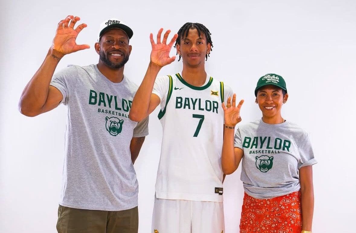 Baylor commit Andre Iguodala II and NBA champion dad