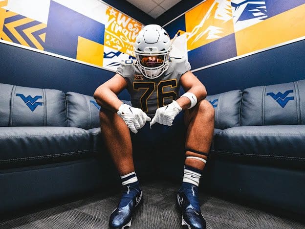 WVU Football OL Andreas Hunter