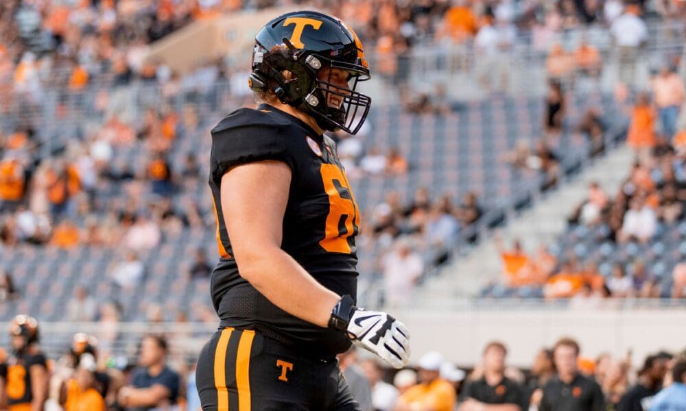WVU Football OL Ayden Bussell with Tennessee