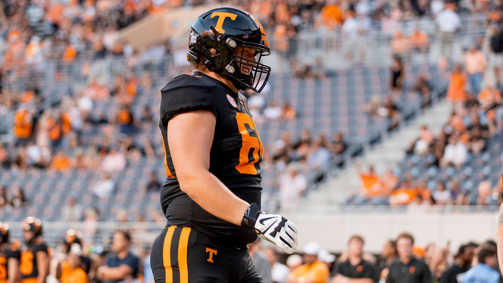 WVU Football OL Ayden Bussell with Tennessee
